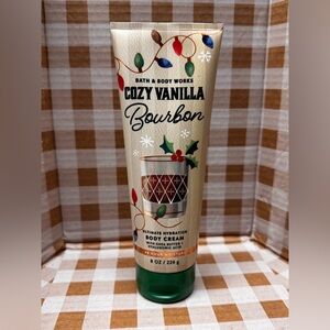 NEW B&BW Cozy Vanilla Bourbon body cream 8 oz, 48 hr moisture